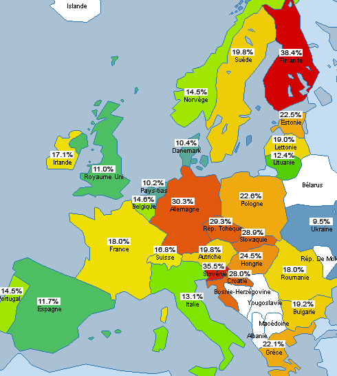 Parts de march Firefox en Europe